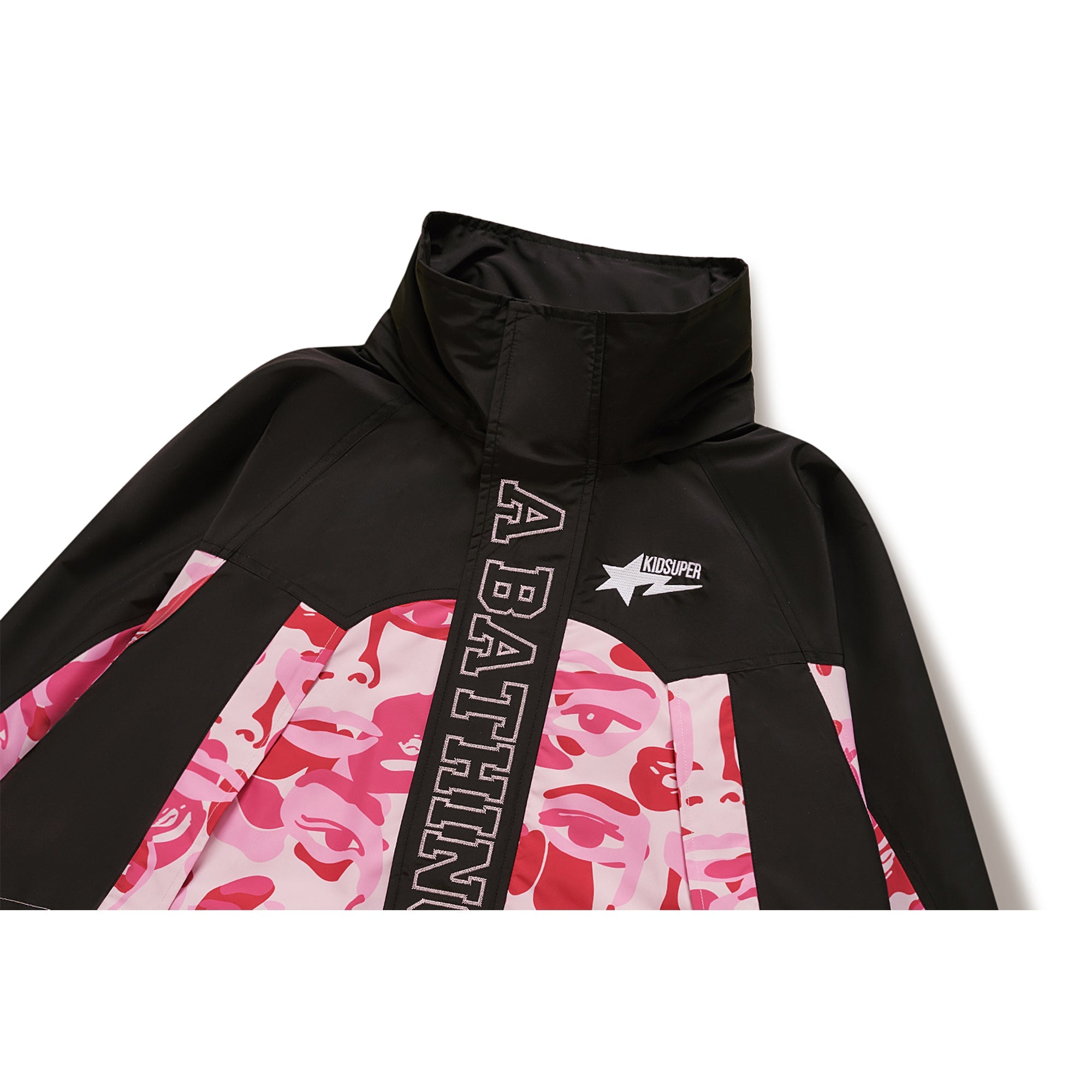 BAPE X KIDSUPER CAMO LIGHT SNOWBOARD JACKET [PINK]