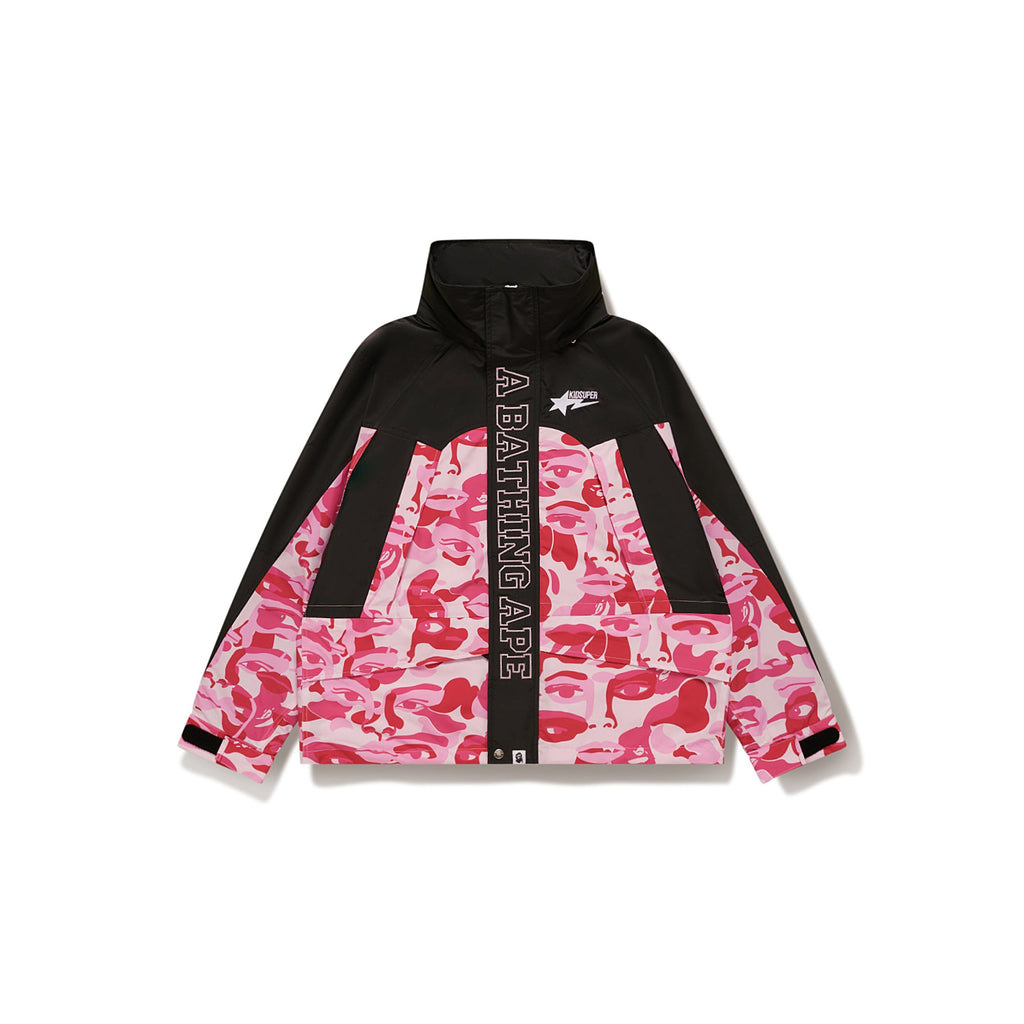 BAPE X KIDSUPER CAMO LIGHT SNOWBOARD JACKET [PINK]