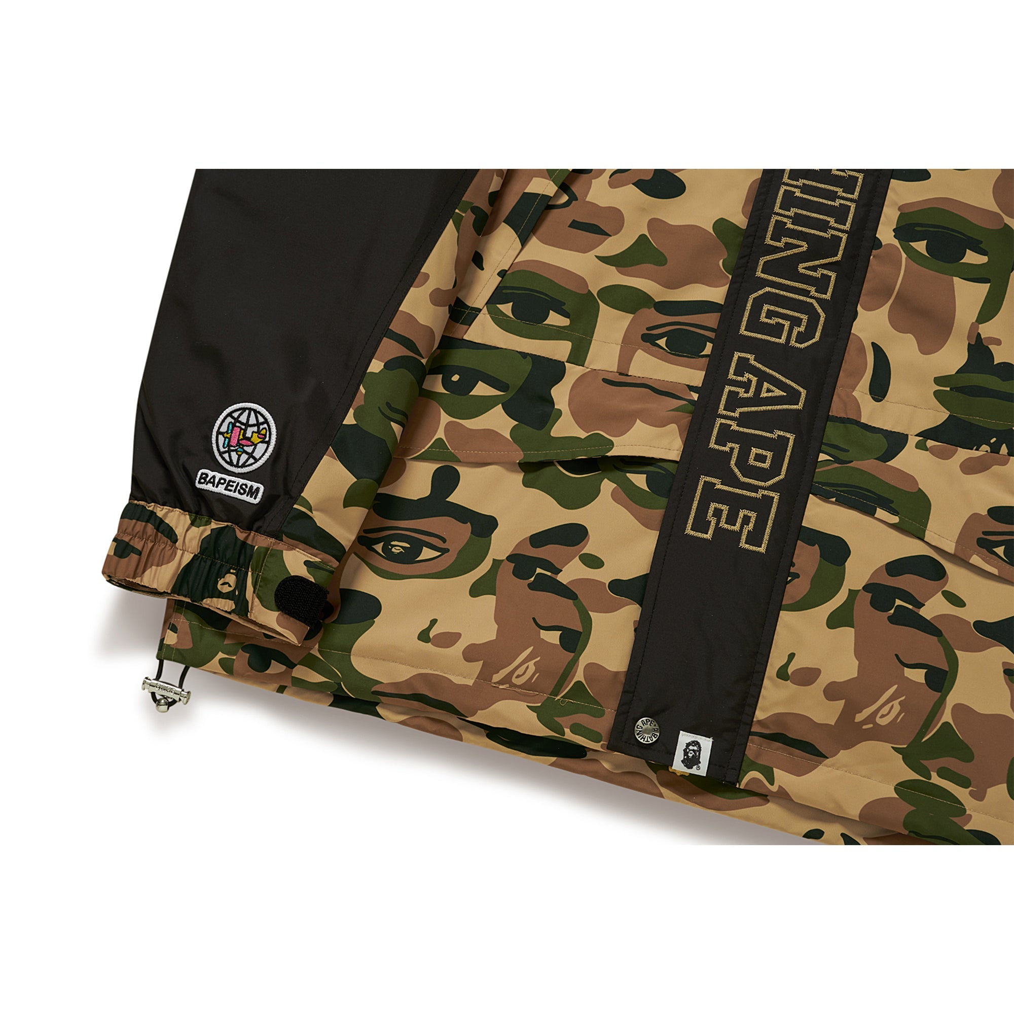 BAPE X KIDSUPER CAMO LIGHT SNOWBOARD JACKET [GREEN]