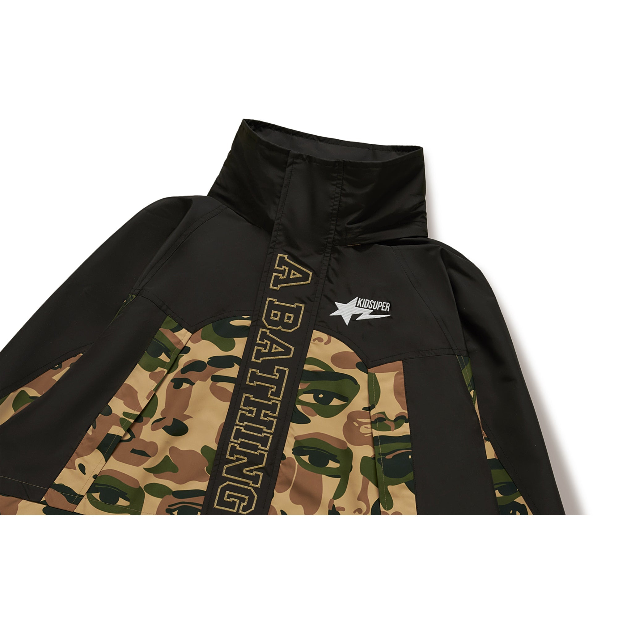 BAPE X KIDSUPER CAMO LIGHT SNOWBOARD JACKET [GREEN]