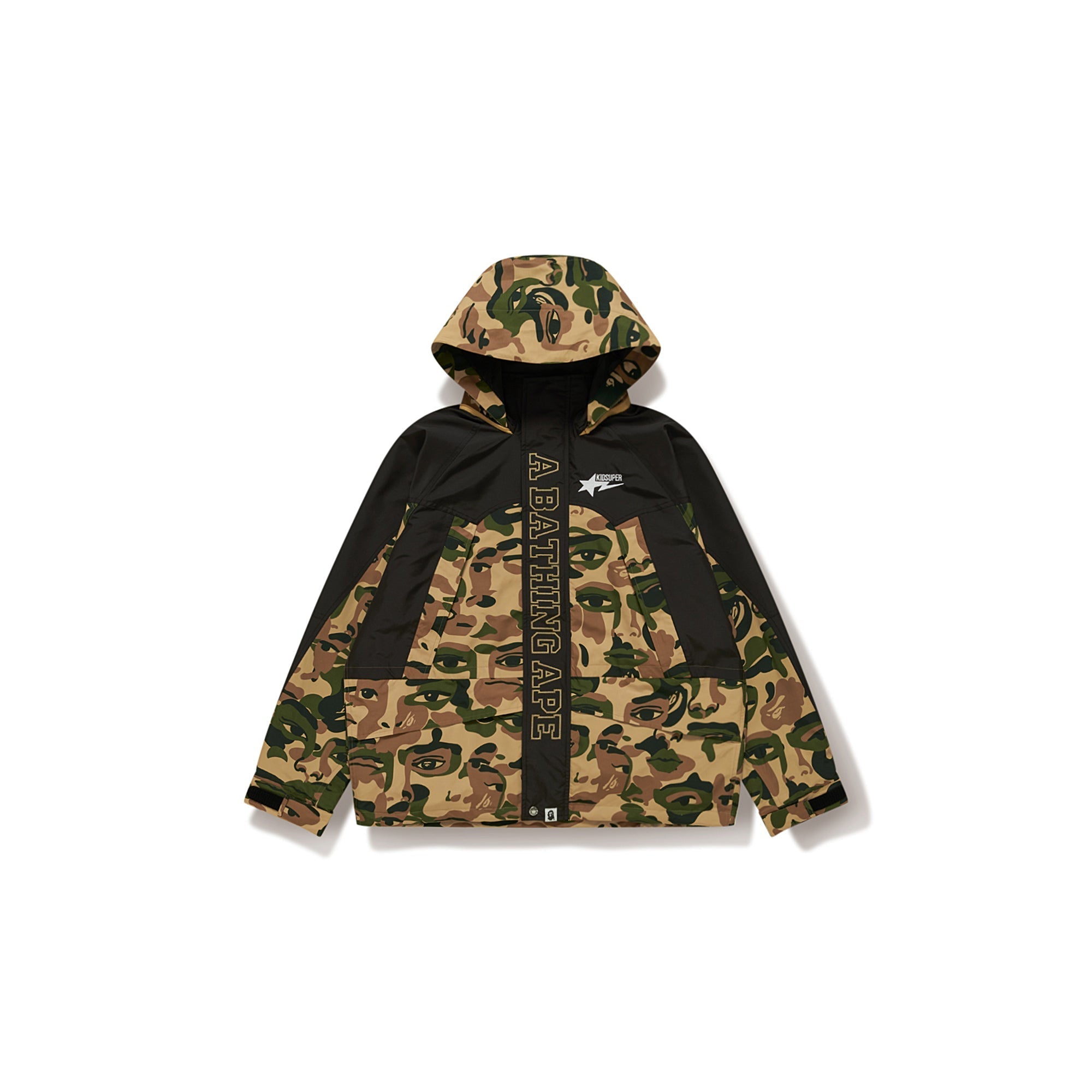 BAPE X KIDSUPER CAMO LIGHT SNOWBOARD JACKET [GREEN]