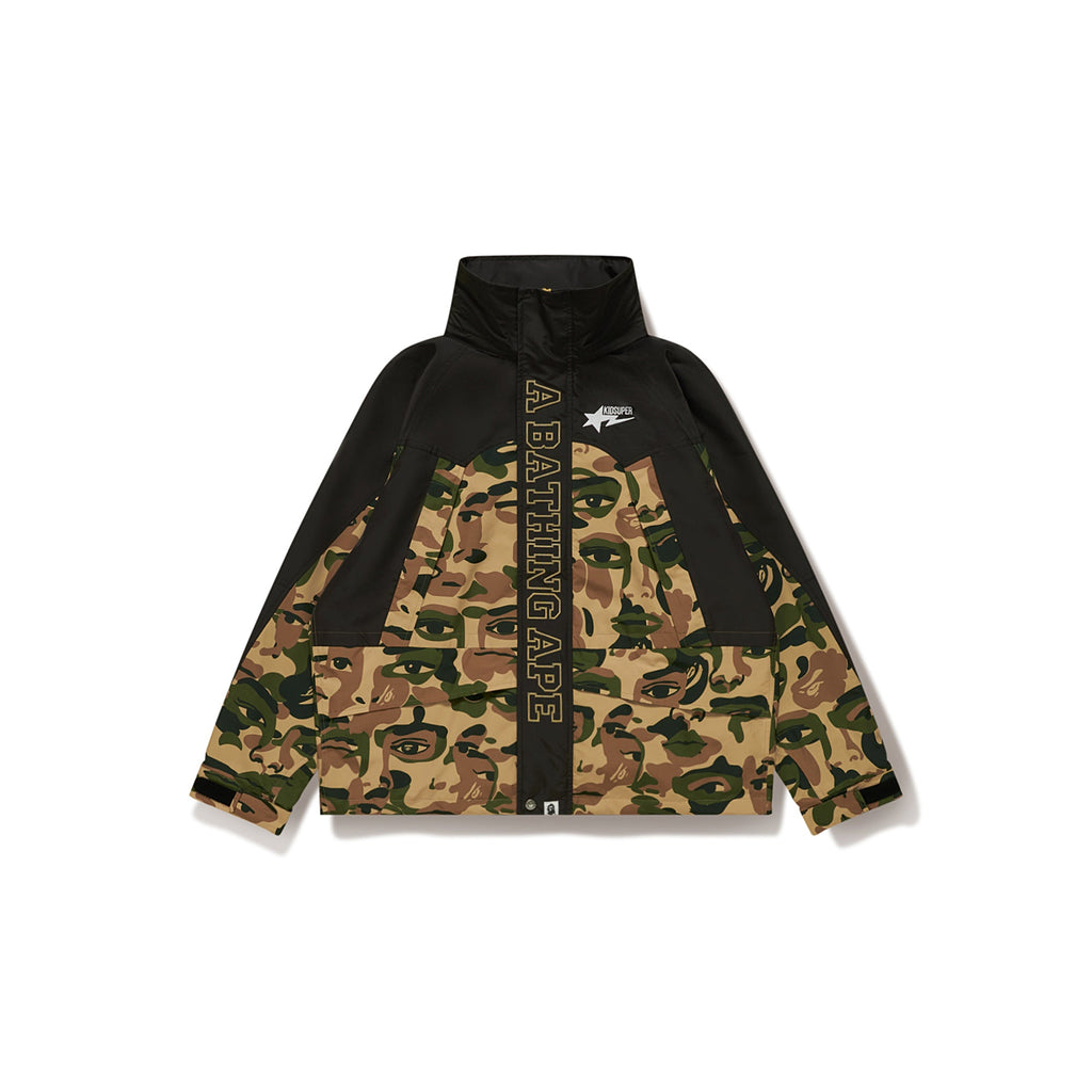 BAPE X KIDSUPER CAMO LIGHT SNOWBOARD JACKET [GREEN]