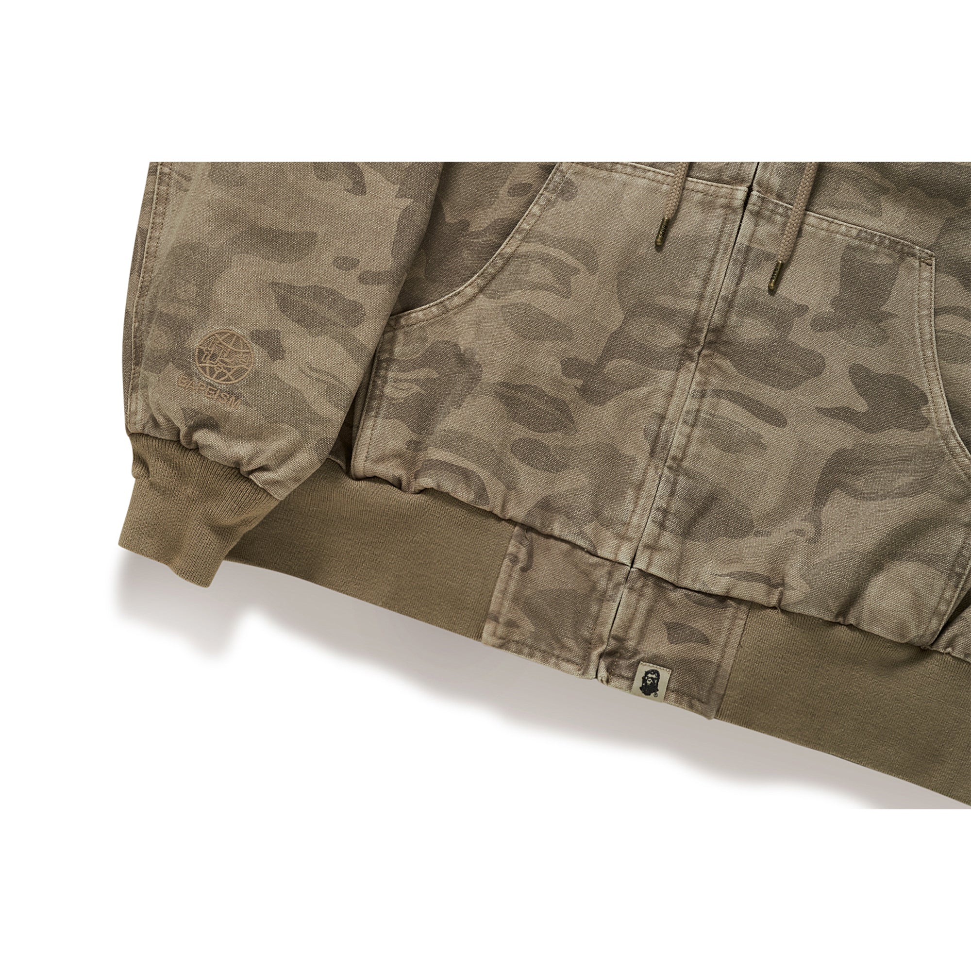 BAPE X KIDSUPER SOLID CAMO JACQUARD JACKET [BEIGE]