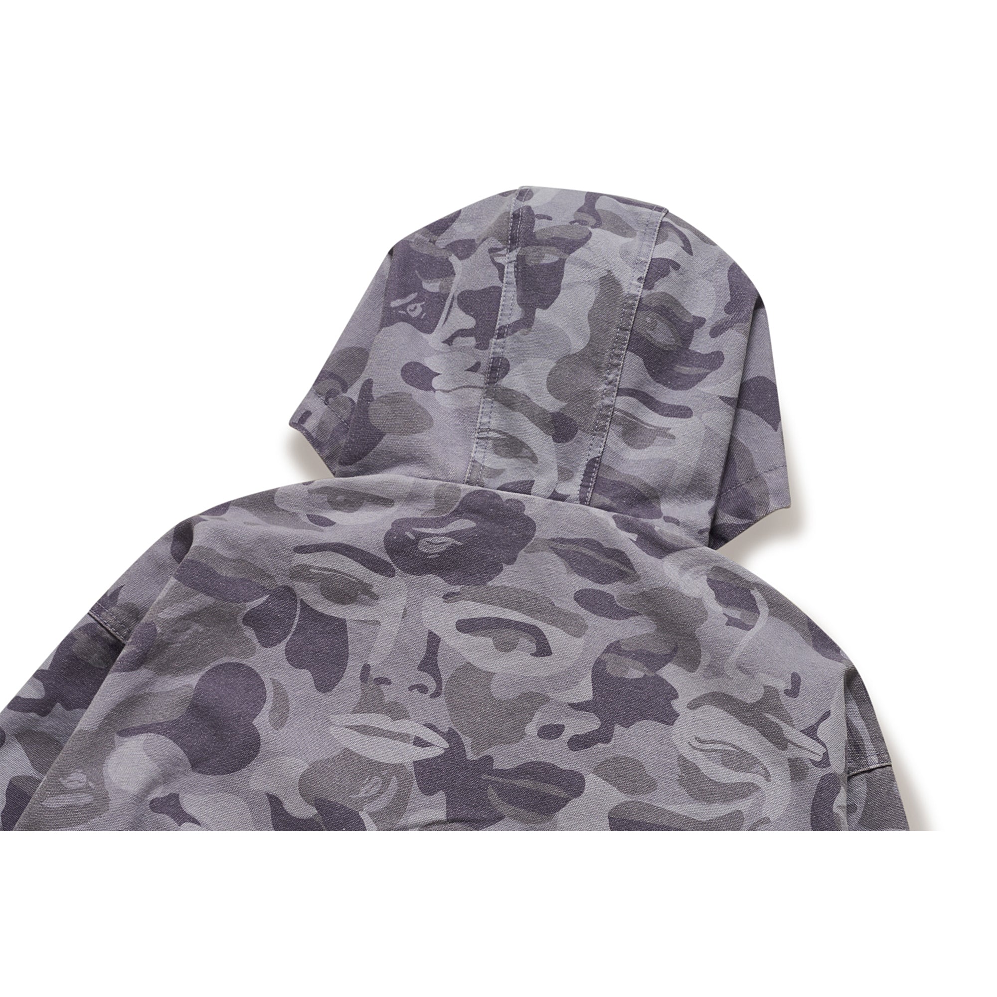 BAPE X KIDSUPER SOLID CAMO JACQUARD JACKET [PURPLE]