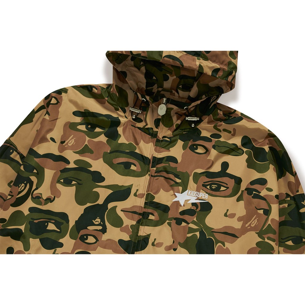 BAPE X KIDSUPER CAMO LIGHTWEIGHT JACKET [GREEN]