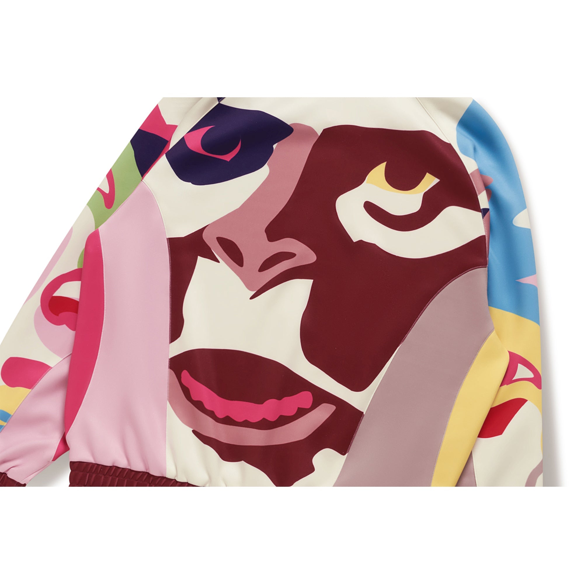 BAPE X KIDSUPER PATCHWORK TRACK JACKET [MULTI]